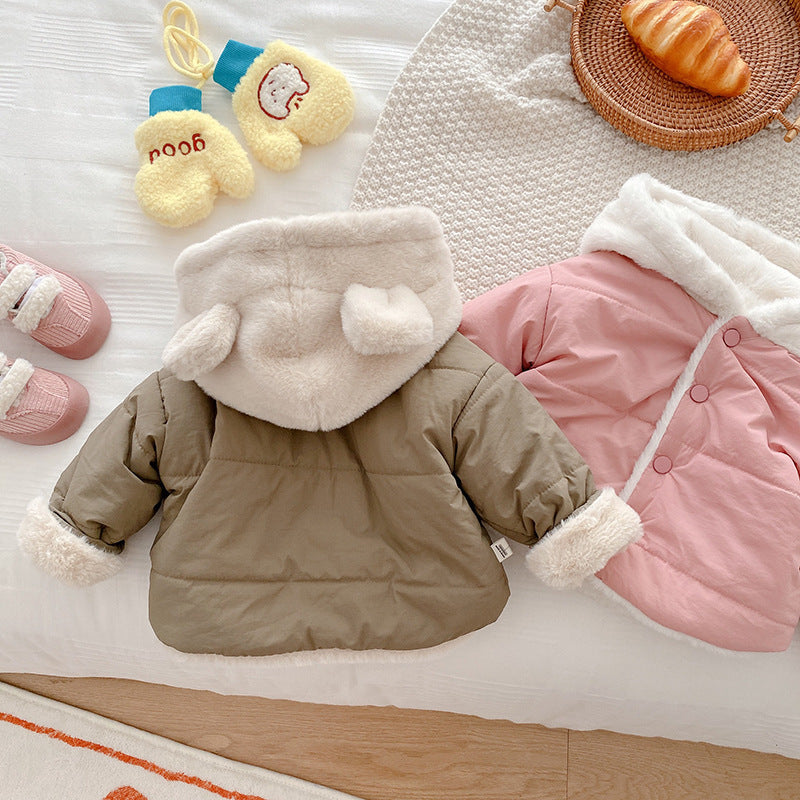 Boy Hooded Thermal Cotton-padded Clothes