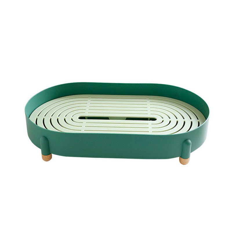 Drain Tea Tray Storage Rack Nordic Simple Style Water Drying rack Household Tray Cosmetics Finishing Storage Rack