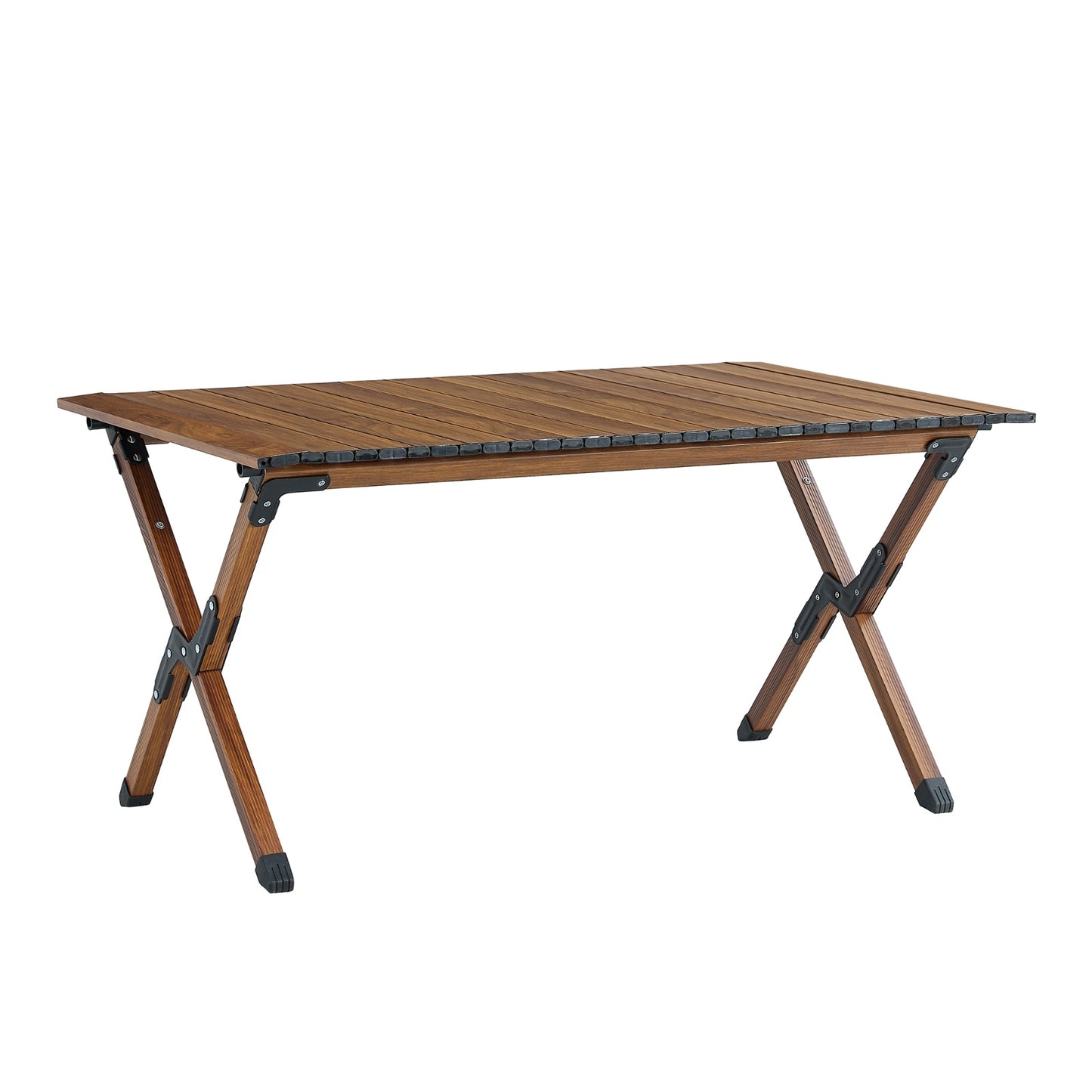 1-Piece Folding Outdoor Table, Lightweight Aluminum For Indoor & Outdoor Use