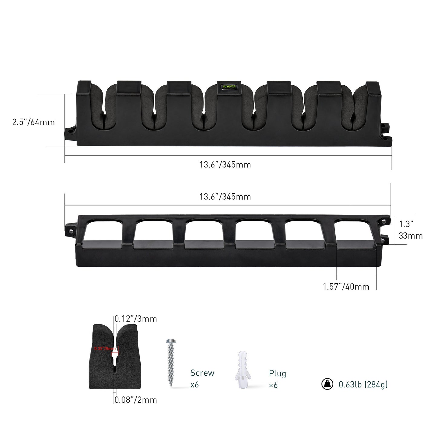Small Plastic Fishing Rod Display Stand