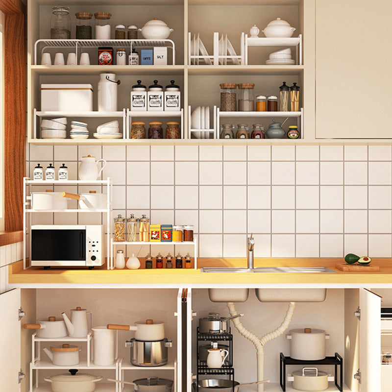 Multi-Layer Storage Shelf Pot Rack Seasoning Rack Storage Rack