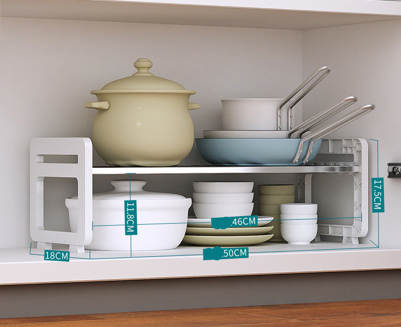 304 Stainless Steel Layered Rack Storage Rack Storage Rack Multi-layer Pot Rack