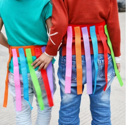 Catch The Tail Vest Pull The Tail Kindergarten Toys Children Sticky Jerseys Sense Integration Training Equipment Outdoor Sports Games
