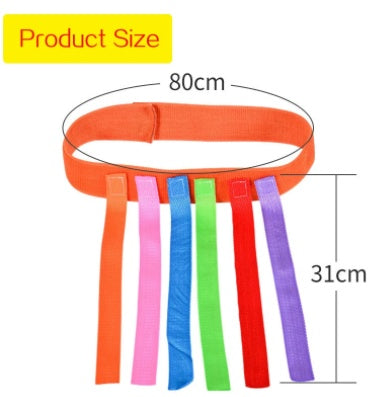 Catch The Tail Vest Pull The Tail Kindergarten Toys Children Sticky Jerseys Sense Integration Training Equipment Outdoor Sports Games