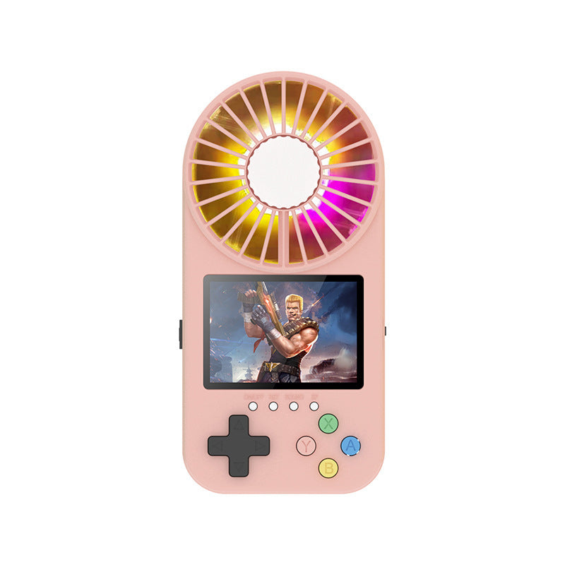 500 In 1 Color Screen Lightweight Game Machine With Convenient USB Fan 3-level Wind Speed Various Games