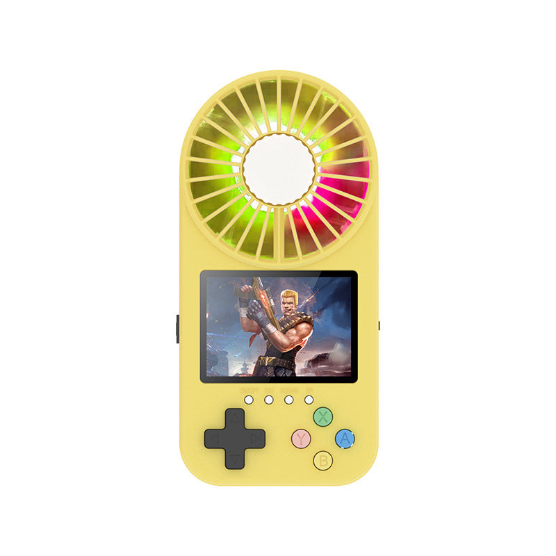 500 In 1 Color Screen Lightweight Game Machine With Convenient USB Fan 3-level Wind Speed Various Games