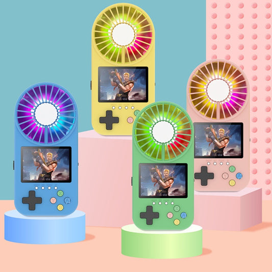 500 In 1 Color Screen Lightweight Game Machine With Convenient USB Fan 3-level Wind Speed Various Games