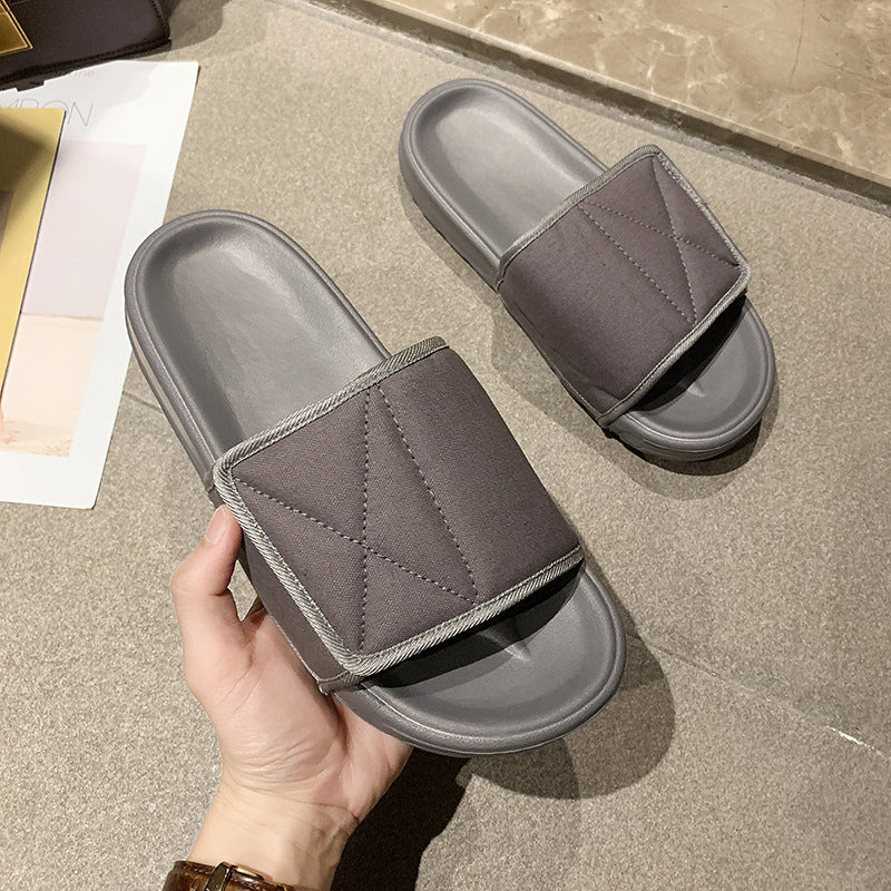 Adjustable Couple Slippers, Men's Trendy Summer Outdoor Wear New Beach Platform Fashion Sandals And Slippers