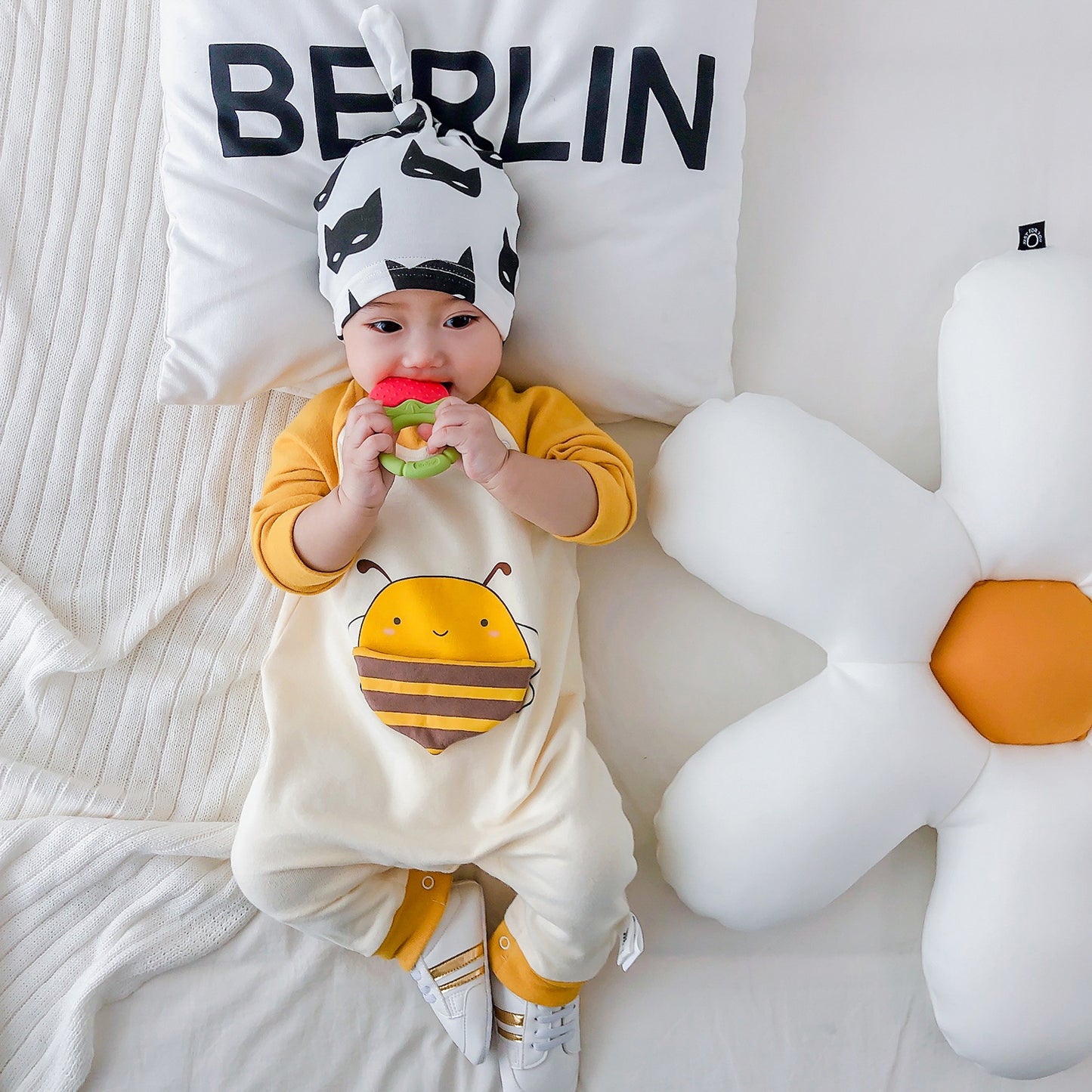 Outing In Spring Foreign Style Romper Spring Baby Boy One-piece Clothes