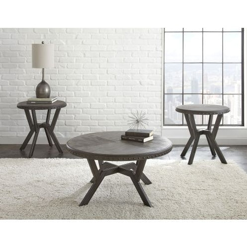 Alamo - Round Cocktail Table - Gray