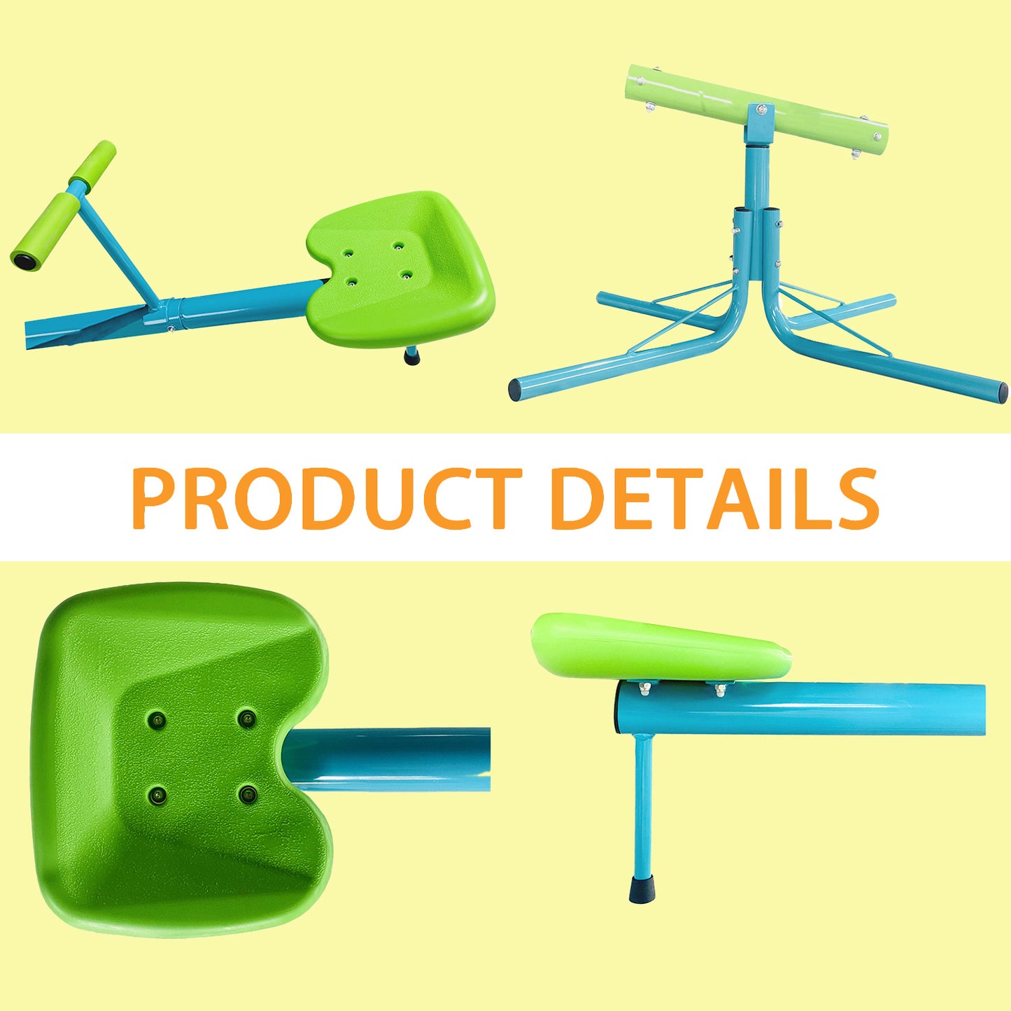 Outdoor Seesaw 360 Degree Rotating Seesaw Playground Equipment