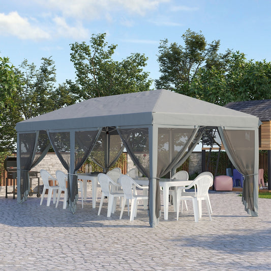 Large Pop-up Canopy Tent With Mesh