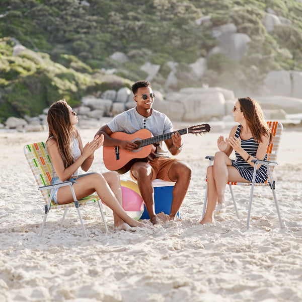 2pcs, Folding Beach Chairs