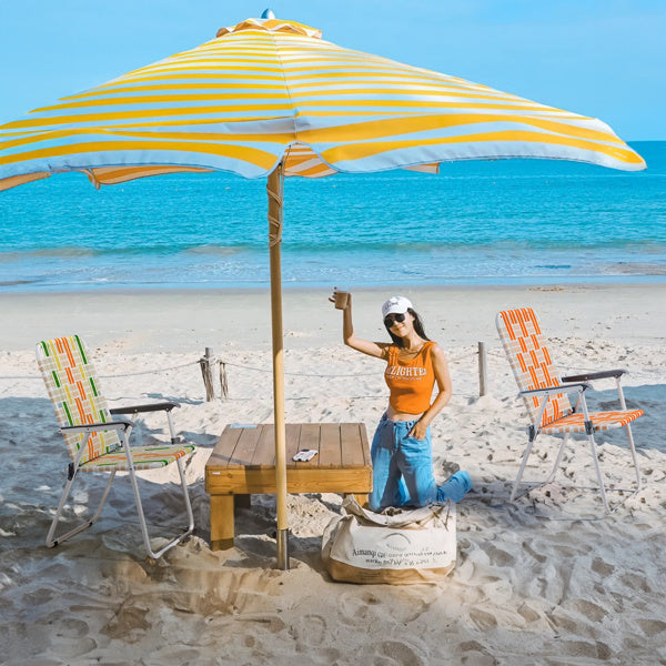 2pcs, Folding Beach Chairs
