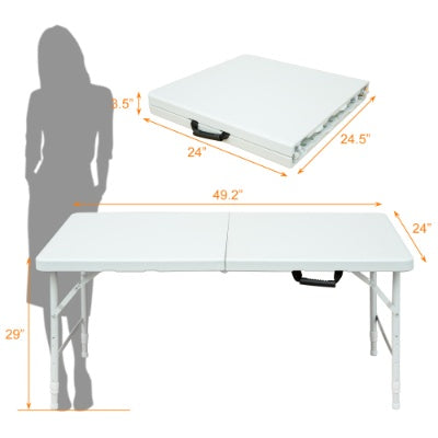 Portable Folding Table Indoor&Outdoor Maximum Weight 135KG Foldable Table For Camping