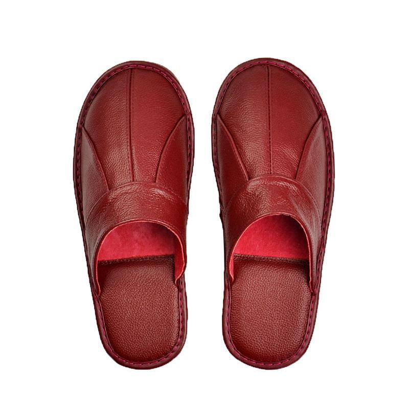 Cowhide leather summer sandals and slippers