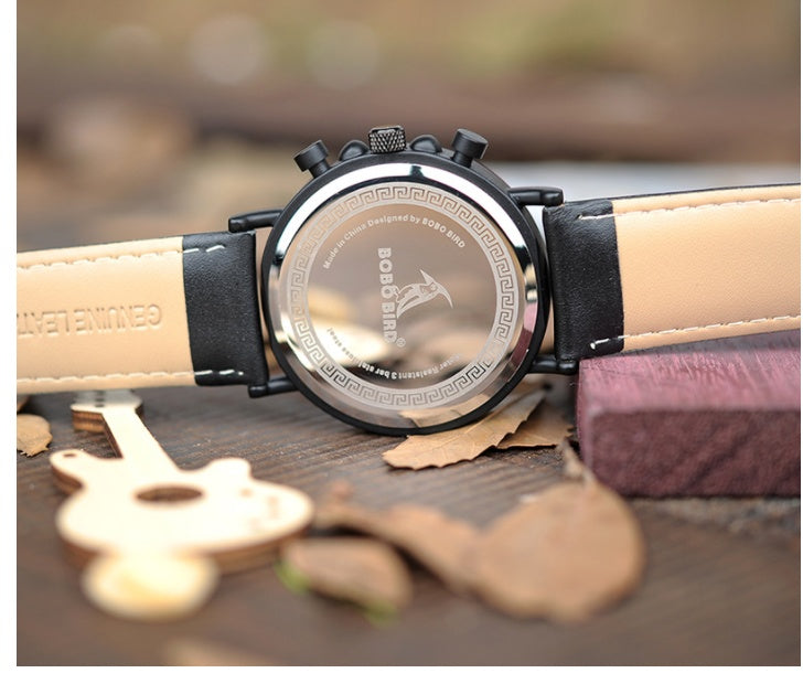 Fashion BOBO BIRD Wooden Watch Quartz Watch