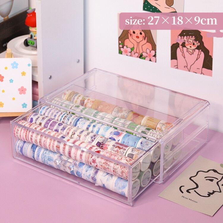 Desktop drawer storage rack