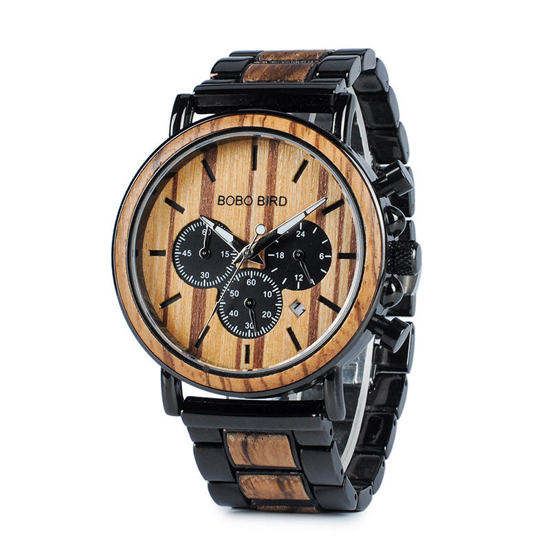 Fashion BOBO BIRD Wooden Watch Quartz Watch