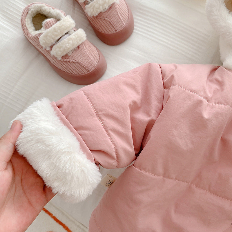 Boy Hooded Thermal Cotton-padded Clothes