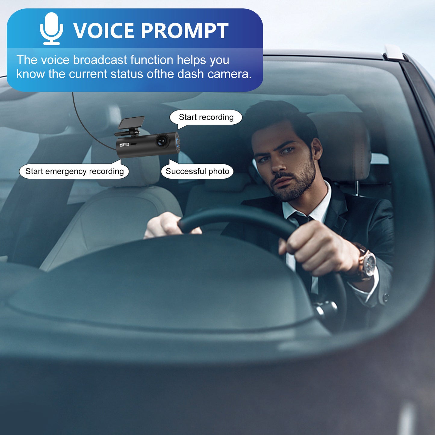 WiFi 4K High-definition Driving Recorder