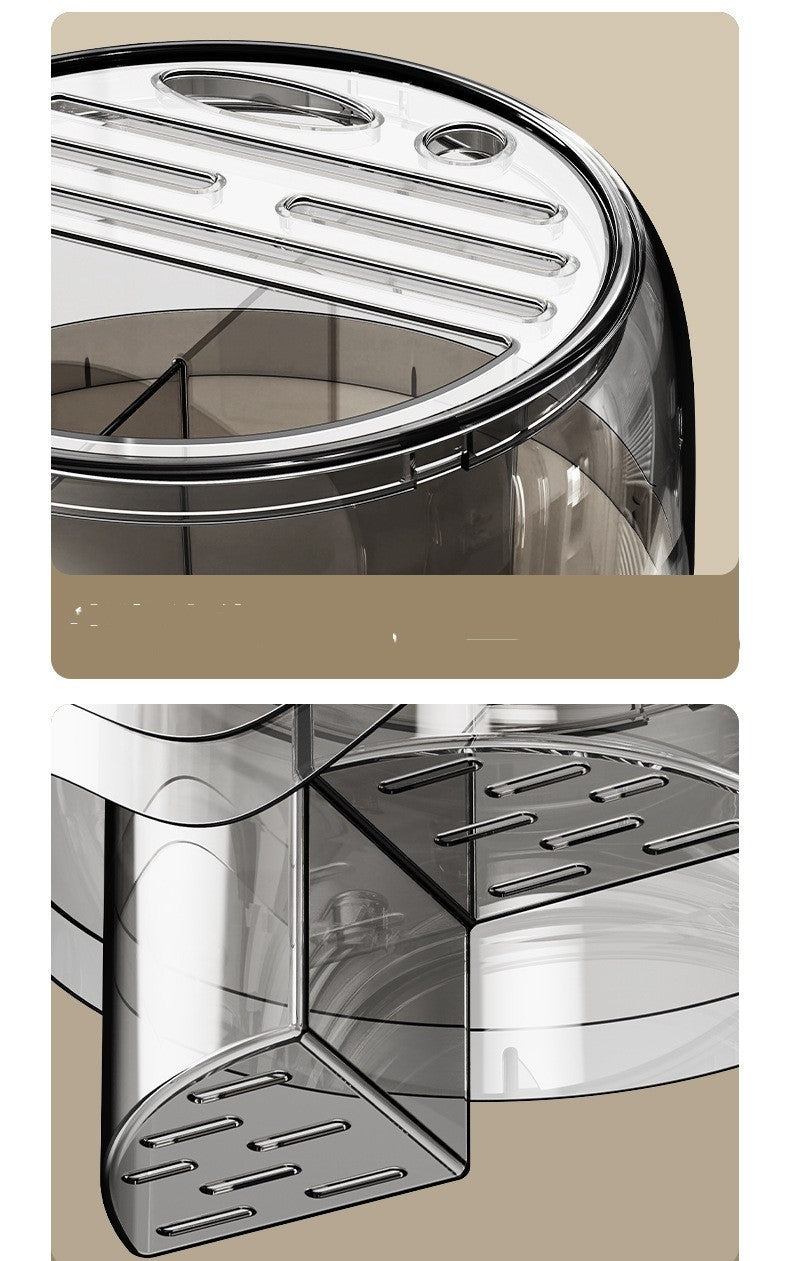Kitchen Multi-function Rotating Knife Rack Storage Rack