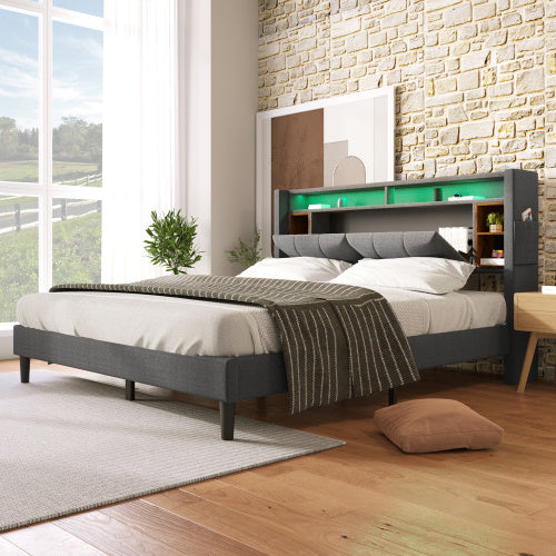 Solid Wood Bed Frame  Size  160cmx200cm