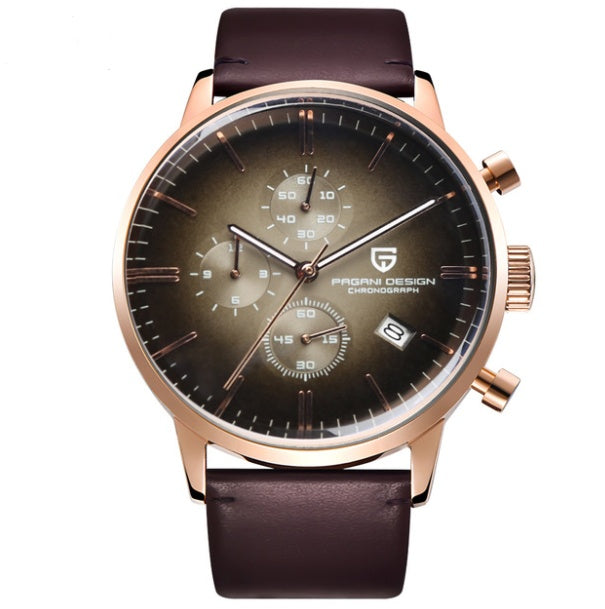Business casual calendar quartz watch