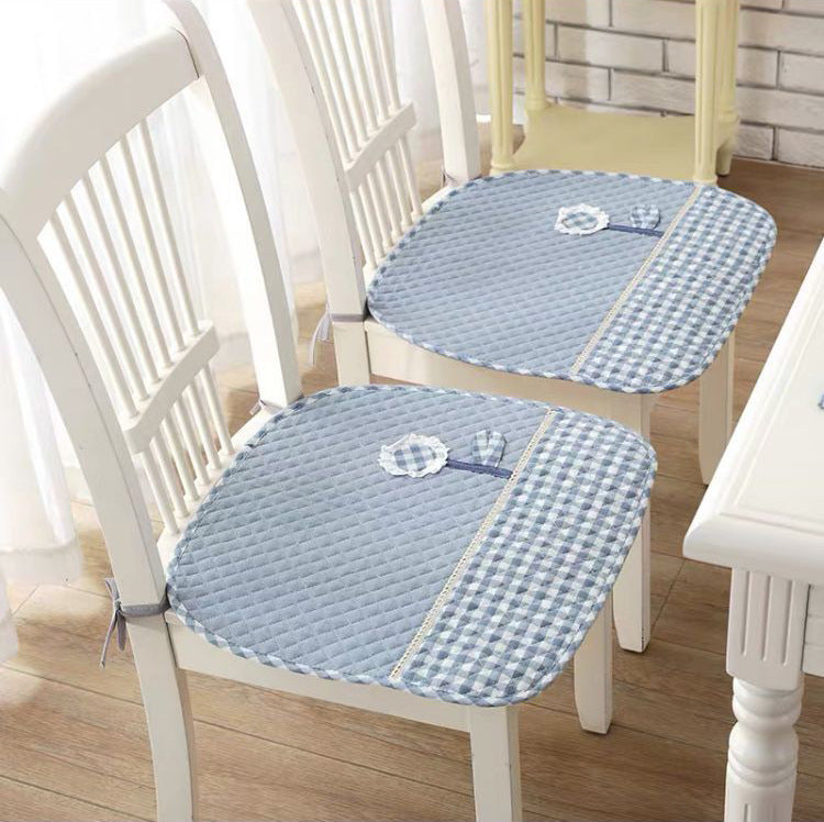 Cotton Fabric Dining Table And Chair Cushion With Anti-slip