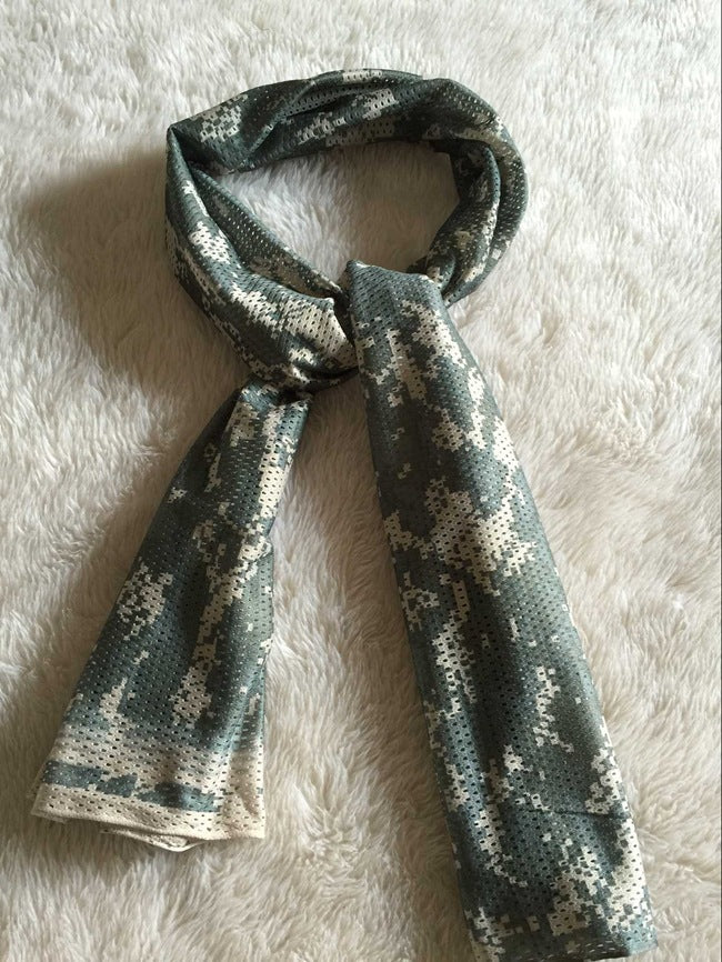 Military Fans Camouflage Sun Protection Sunshade Camouflage Scarf