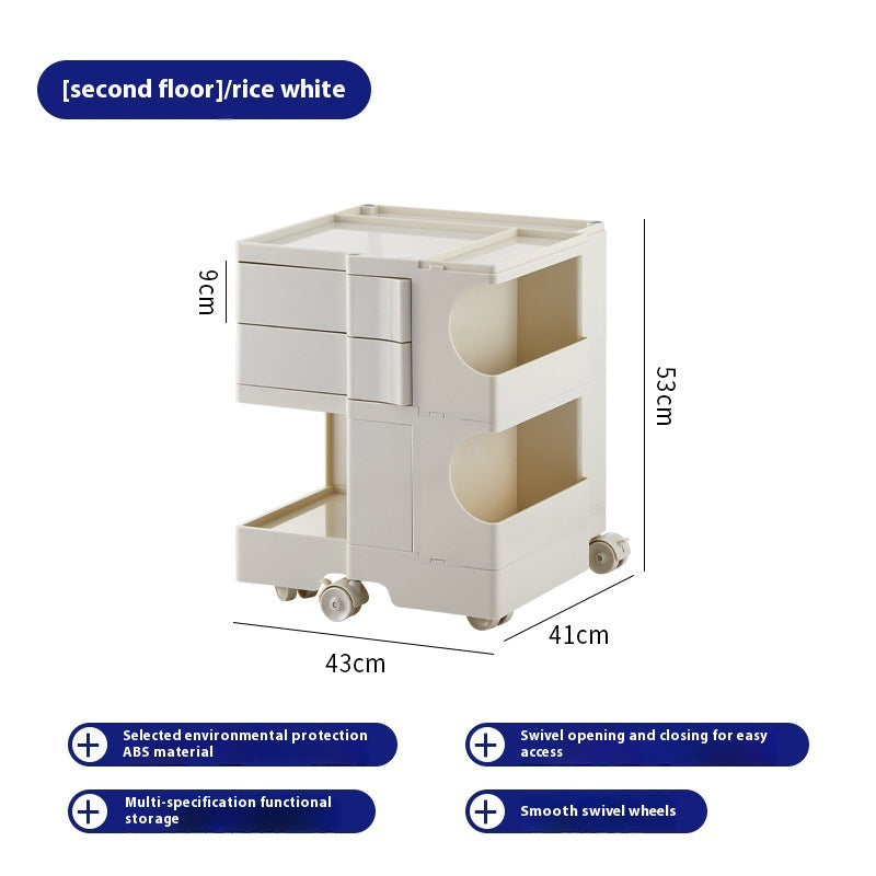 Trolley Rack Snack Storage Cabinet Cosmetics Storage Rack