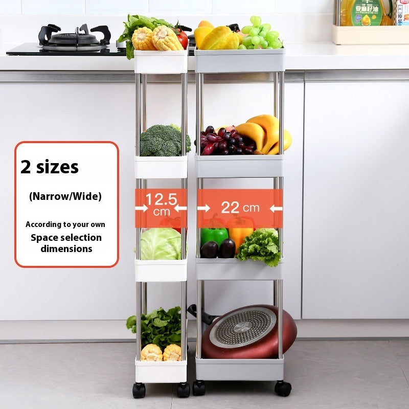 Kitchen Side Gap Storage Rack