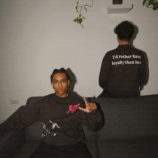 Casual Cupid Archery Jacquard Sweater