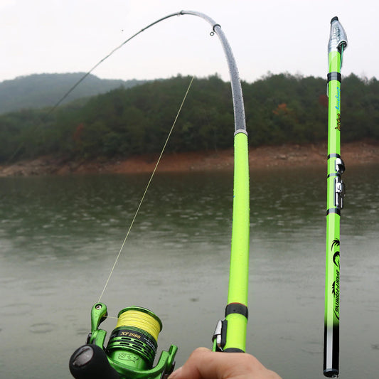 Carbon Fiber Rock Fishing Rod Telescopic Sea Fish Pole
