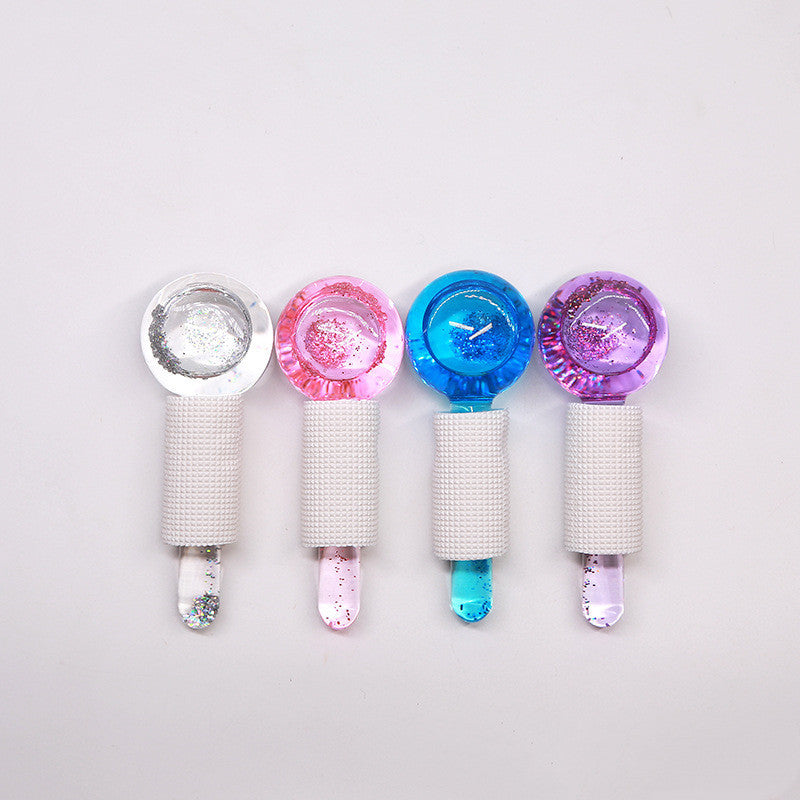 Crystal Ice Ball Ice Therapy Facial Massage Glass Beauty Ball