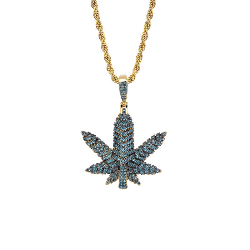 Men's And Women's Necklaces Full Of Zircon Hipsters