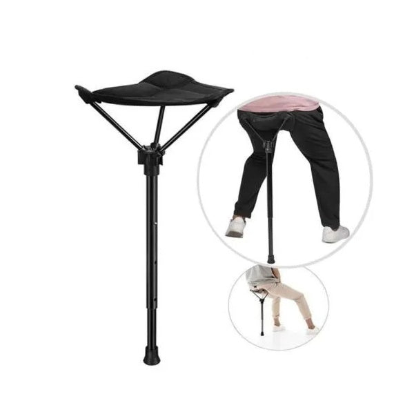 Outdoor Portable Retractable Stool Fishing Summer Hiking Chair Travel Fordable Stool
