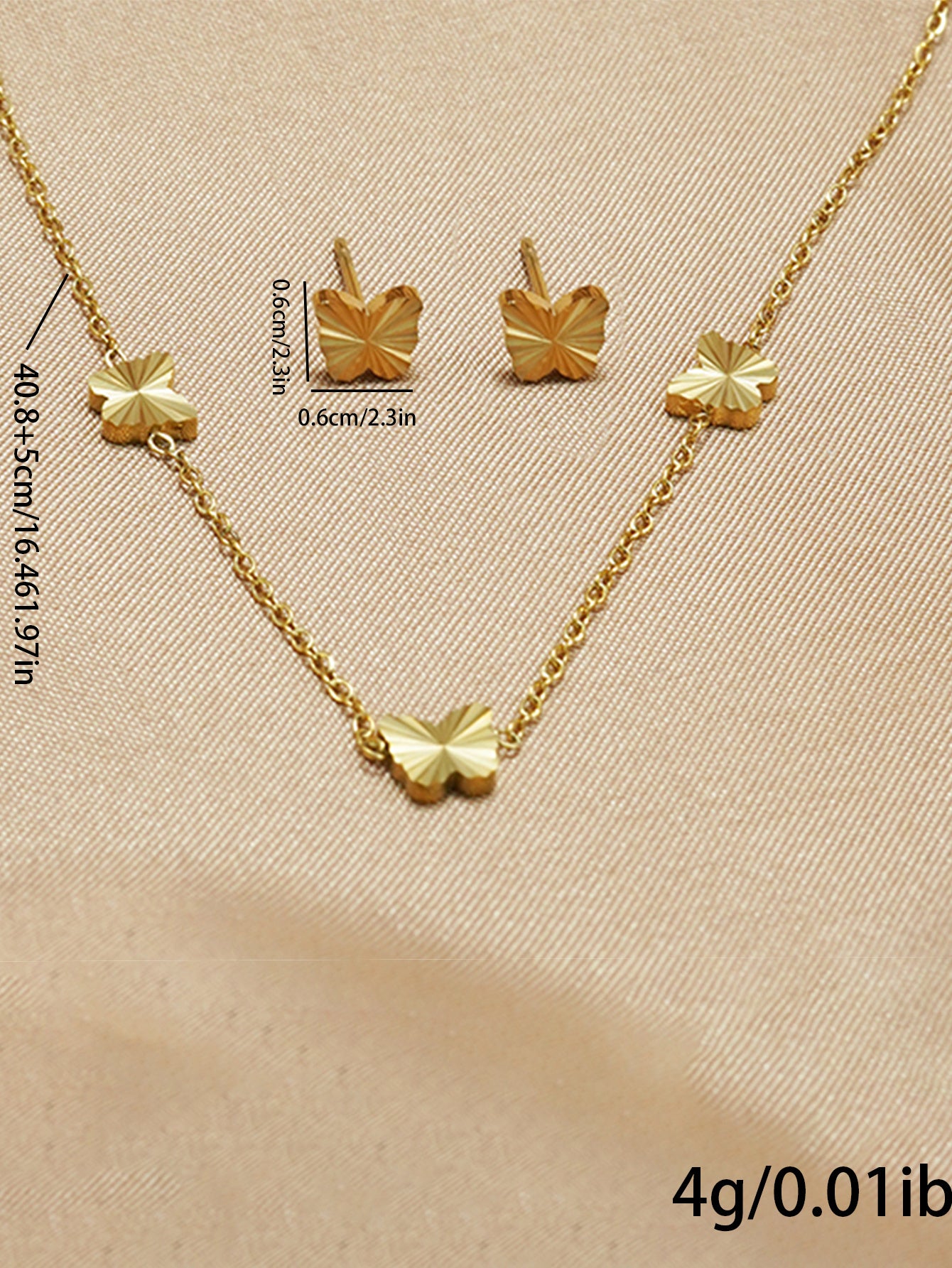 Lxalry 316L Stainless Steel 18K Gold-Plated Jewelry Set  Iridescent Blue White Gradient 3D Glass Star Pendant  Hypoallergenic Tarnish Free Earrings   Necklace  Beach Party   Daily Wear  Ocean Inspired
