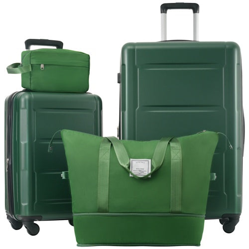 2 Piece Luggage Set With Bags Expanable Spinner Wheels ABS Lightweight Suitcase With TSA Lock 20inch And 28inch