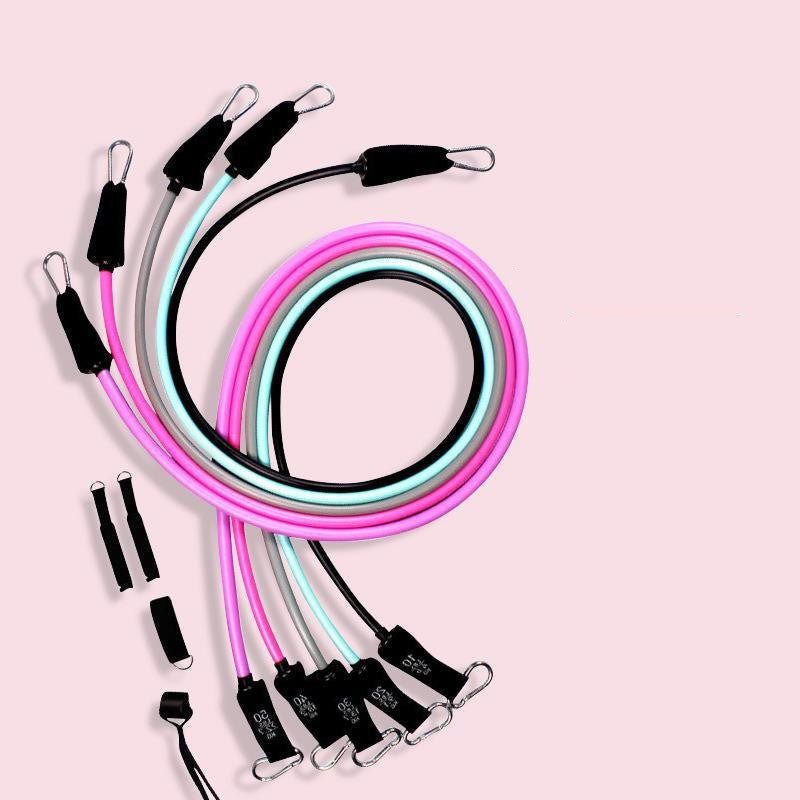 Indoor Sports Exercise Tension Rope 11-piece Set