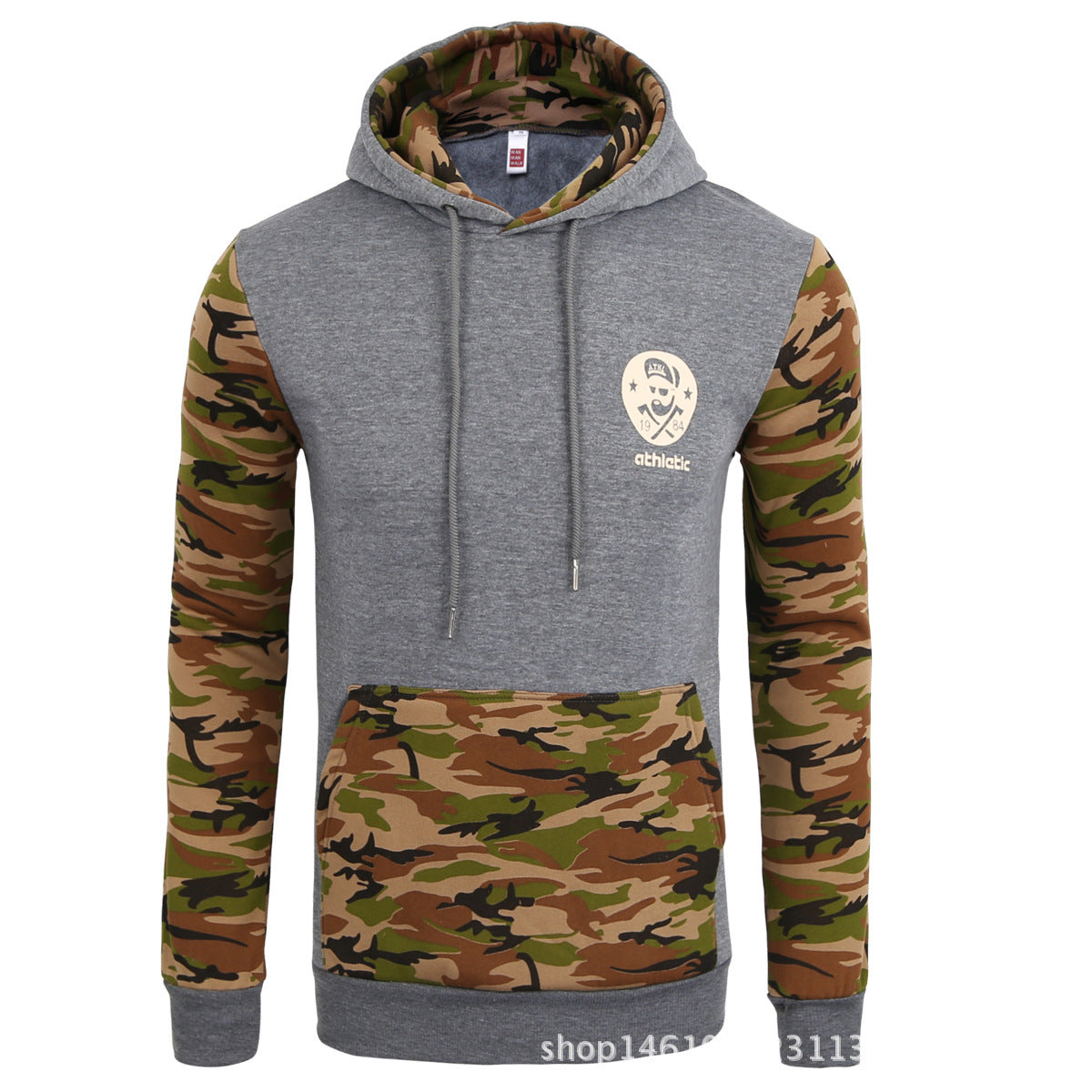 Men's camouflage pullover