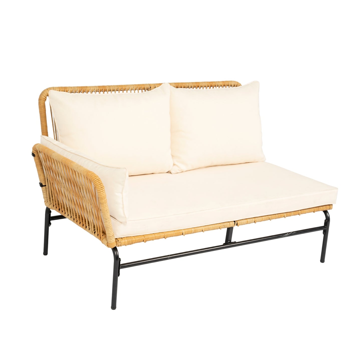 3 Pieces Outdoor Patio Wicker Furniture Sets Table And Chairs
