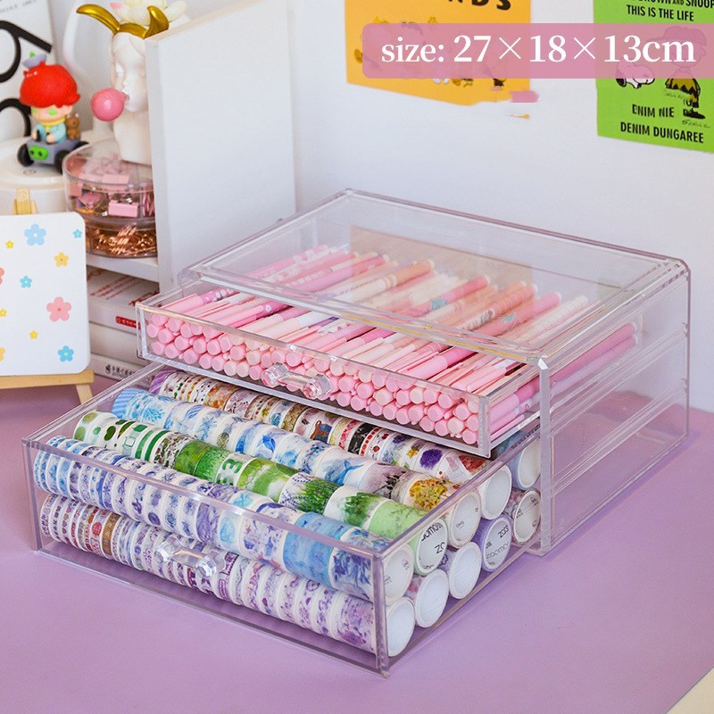 Desktop drawer storage rack