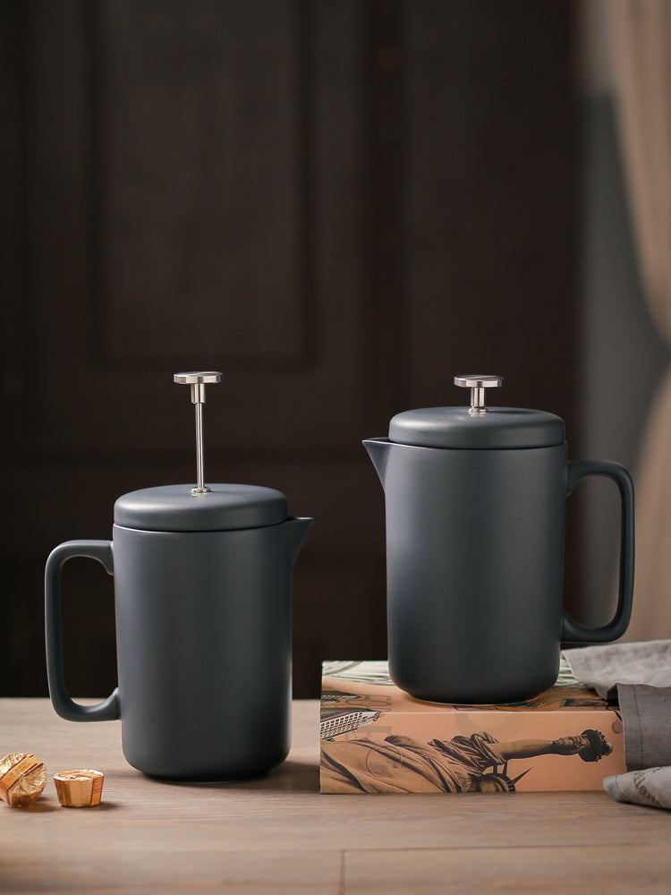 French Pressure Pot Coffee Pot Milk Filter