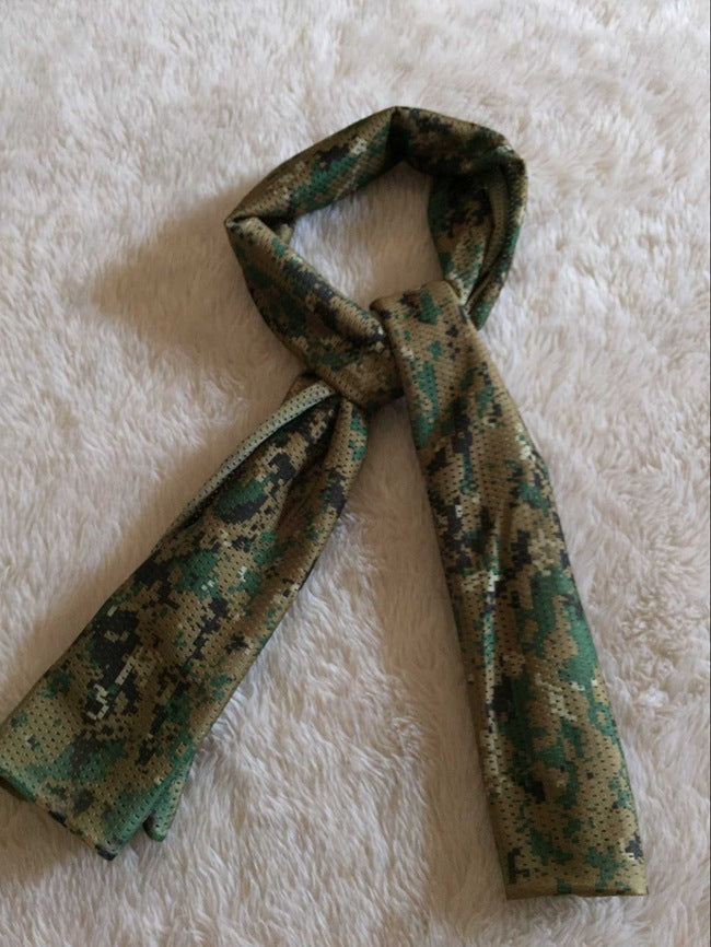 Military Fans Camouflage Sun Protection Sunshade Camouflage Scarf