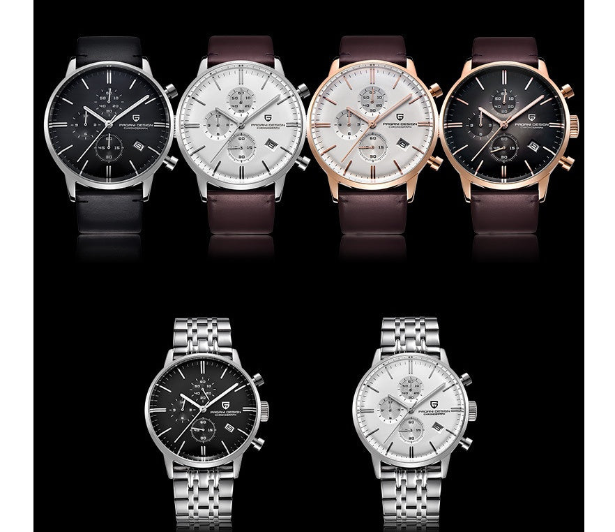 Business casual calendar quartz watch