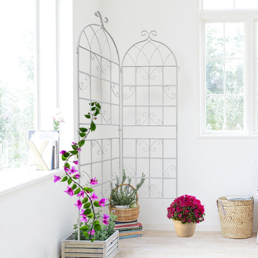 4 Pack Metal Garden Trellis 7  X19.7 Rustproof For Climbing Plants Support