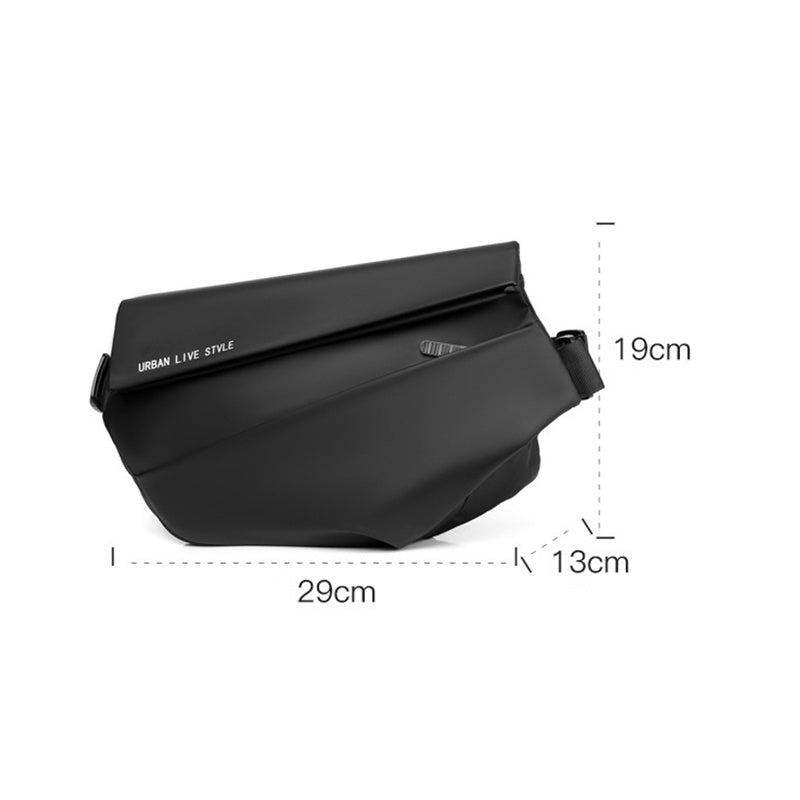 Men's Functional Camera Crossbody Bag Waterproof Ipad Multifunctional Chest Bag Men's Personal Shoulder Bag Stand Messenger Bags,Random Letters, Or Possibly None
