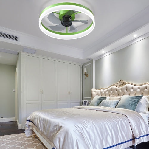Ceiling Fan With Light Dimmable LED Recessed Mount Slim Modern Ceiling Fan Unavailable Platforms- Temu