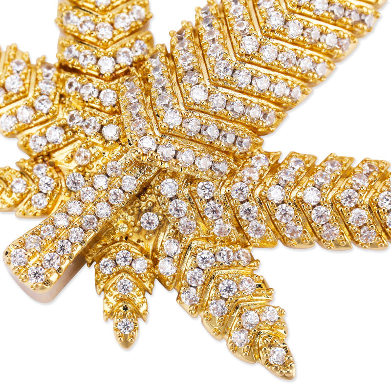 Men's And Women's Necklaces Full Of Zircon Hipsters